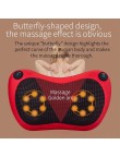 Portable infrared acupressure neck and shoulder massage pillow