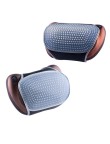 Portable infrared acupressure neck and shoulder massage pillow
