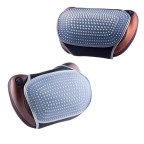Portable infrared acupressure neck and shoulder massage pillow