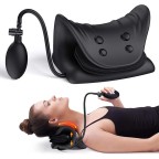 PU airbag traction neck and shoulder massage pillow