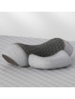 Hot compress vibration spine support massage pillow