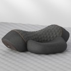 Hot compress vibration spine support massage pillow