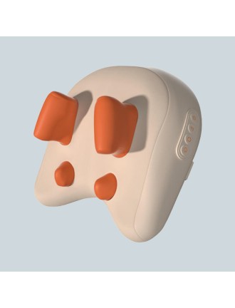 Modern heated neck shoulder waist and leg massage pillow