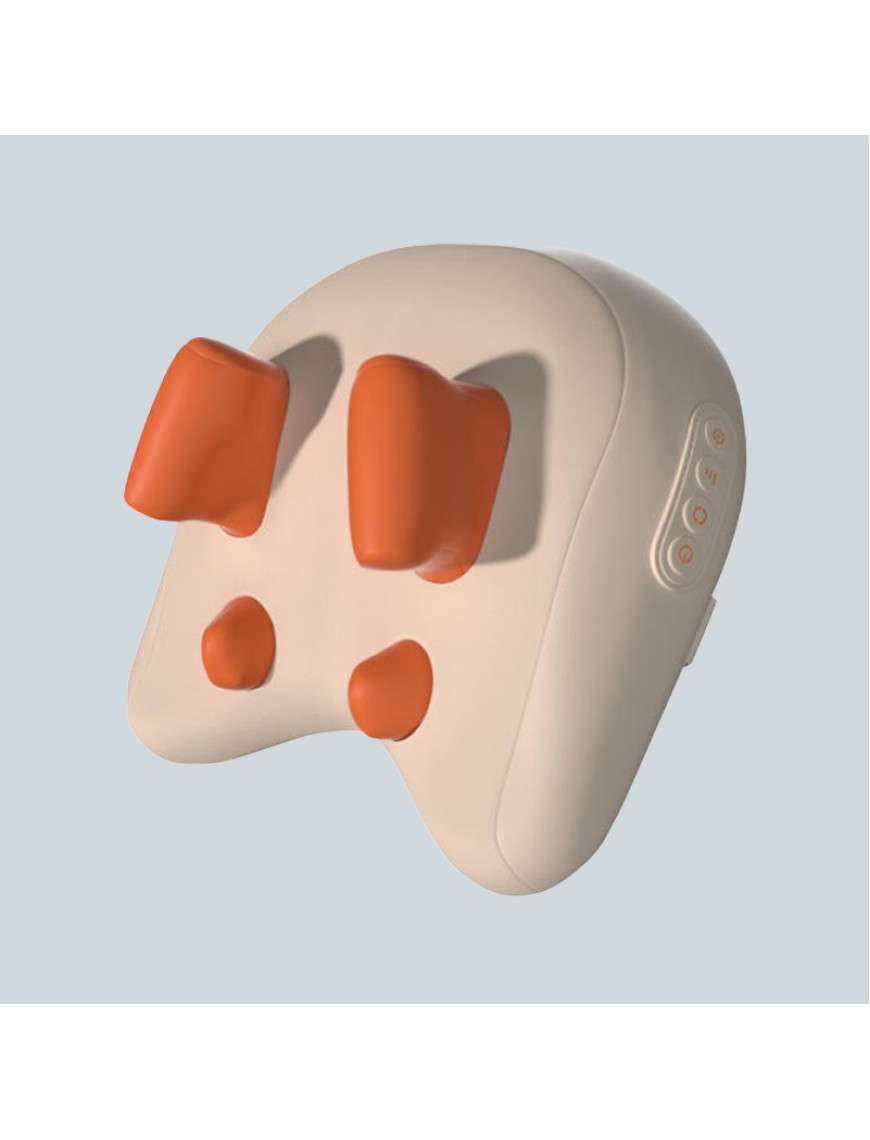 Modern heated neck shoulder waist and leg massage pillow