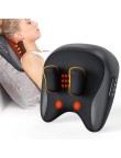 Modern heated neck shoulder waist and leg massage pillow