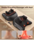 Modern heated neck shoulder waist and leg massage pillow