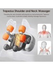 Modern heated neck shoulder waist and leg massage pillow