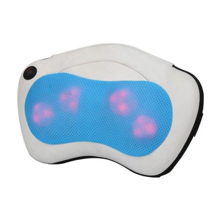 4-Acupressure Ball Neck Vibration Kneading Massage Pillow
