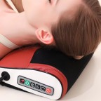Multifunctional electric heating acupressure massage pillow