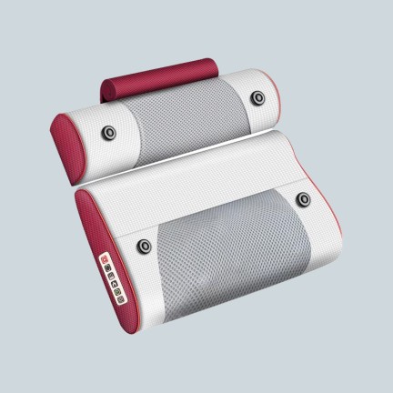 Full-effect heat kneading massage pillow