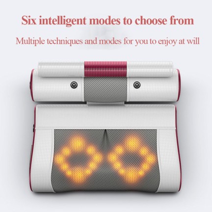 Full-effect heat kneading massage pillow