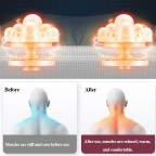 Full-effect heat kneading massage pillow