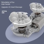 All-purpose hot compress multifunctional massage pillow