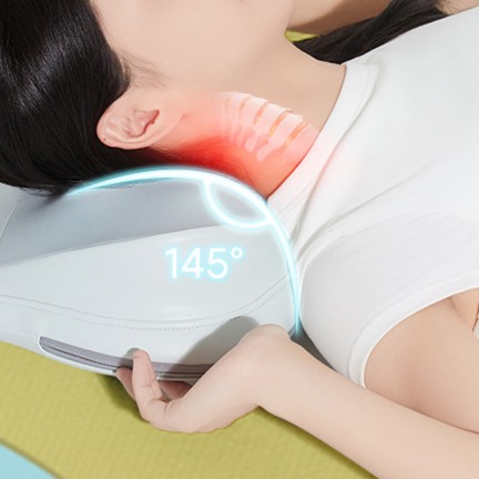 Hot compress multifunctional neck massage pillow
