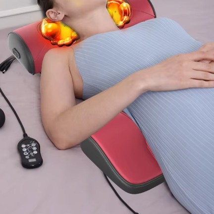 Airbag multifunctional cervical massage pillow