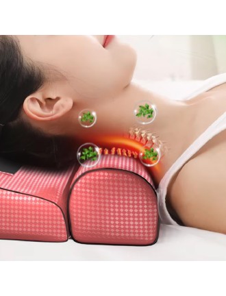 Intelligent multifunctional cervical massage pillow