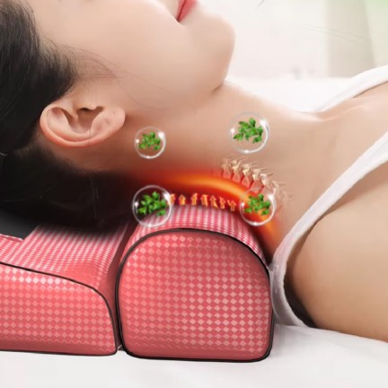 Intelligent multifunctional cervical massage pillow