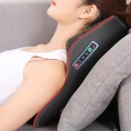 Premium PU leather electric massage pillow