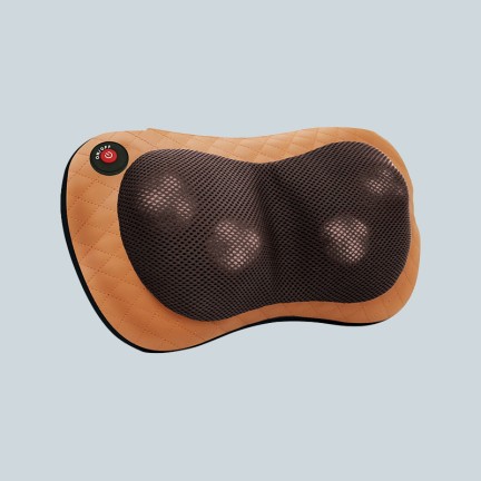 High-end heated cervical kneading massage pillow