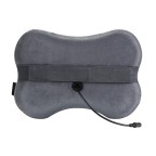 Portable electric heating neck and shoulder massage pillow