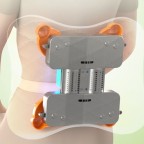 Multifunctional hot kneading neck and back massage pillow