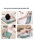 Multifunctional hot kneading neck and back massage pillow