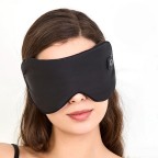 Comfortable silk heated eye massager