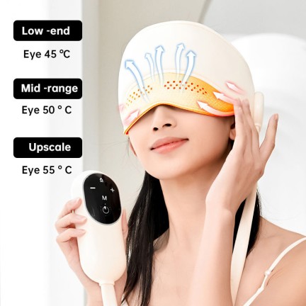 Smart head hot compress massager