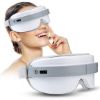 Electric heated eye massager
