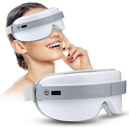Electric heated eye massager