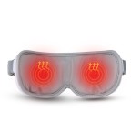 Electric heated eye massager