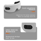 Wireless heated eye massager