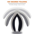 Wireless heated eye massager