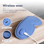 Blue Vibrating Wireless Eye Massager