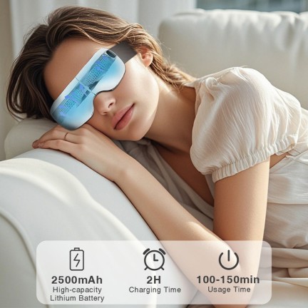 Wireless air compressor eye massager
