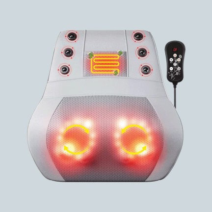Heated Vibrating Neck and Shoulder Massage Pillow