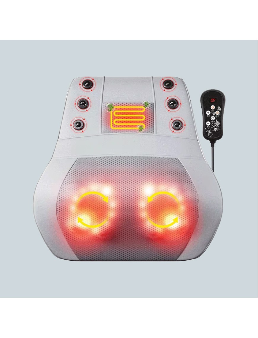 Heated Vibrating Neck and Shoulder Massage Pillow