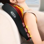 Heated Vibrating Neck and Shoulder Massage Pillow