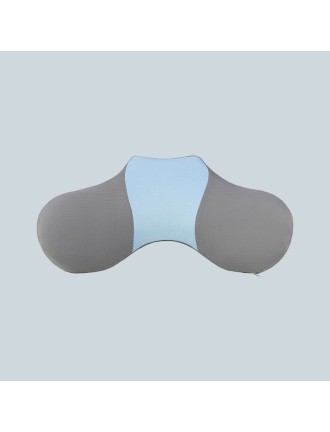 Vibrating back support massage pillow