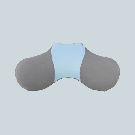 Vibrating back support massage pillow