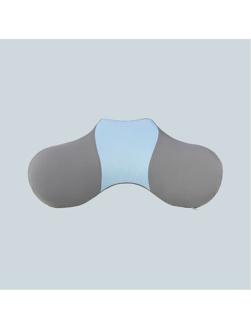 Vibrating back support massage pillow