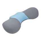 Vibrating back support massage pillow