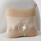 Fully automatic rechargeable kneading massage cushion