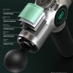 Touch-sensitive deep fascia massage gun