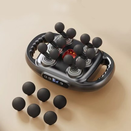 Multi-functional cordless deep massage gun