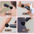 Constant temperature deep vibration massage gun