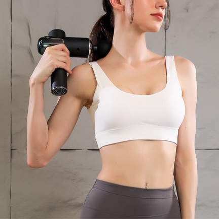 Portable wireless deep fascia massage gun