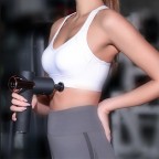 Mini C-type portable deep fascia massage gun