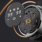 Mini C-type portable deep fascia massage gun