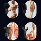 High-performance mini portable deep fascia massage gun